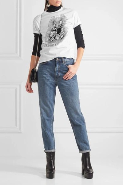 Shop Mcq By Alexander Mcqueen Printed Cotton-jersey T-shirt