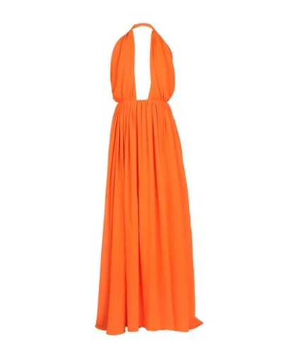 Msgm Formal Dress In Orange