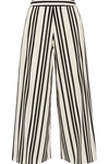 ALICE AND OLIVIA Sherice striped georgette wide-leg pants