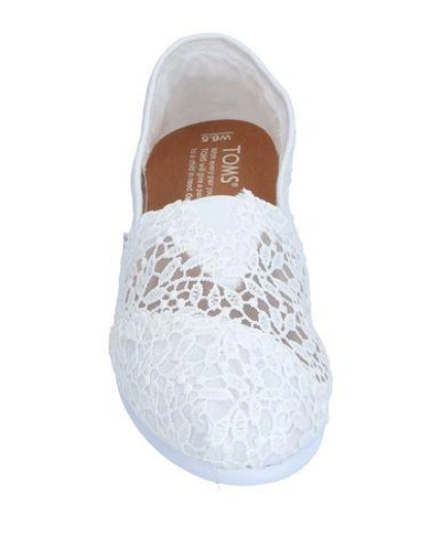 Shop Toms Loafers In White