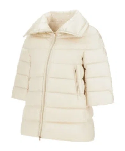 Herno Quilted Down Jacket In Orange