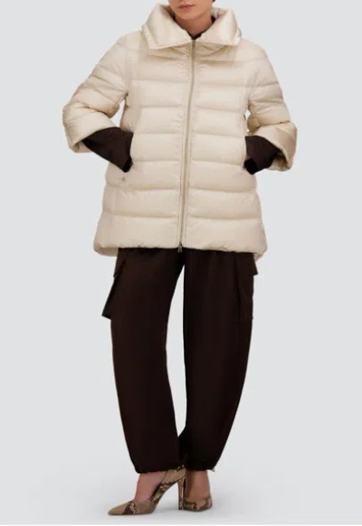 Herno Quilted Down Jacket In Orange