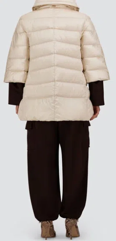 Herno Quilted Down Jacket In Orange