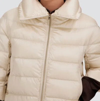 Herno Quilted Down Jacket In Orange