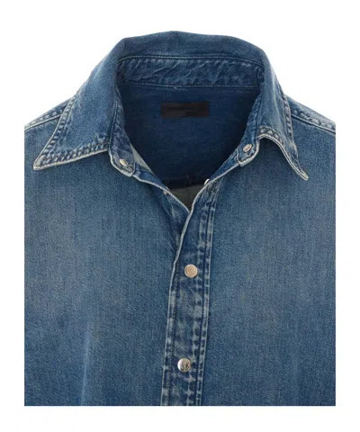 Haikure Victoria Buttoned Denim Jacket In Pattern
