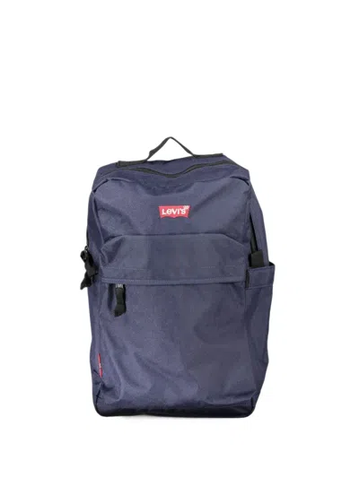 Levi's Logo-patch Backpack In Blue