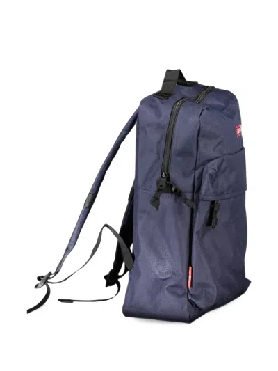 Levi's Logo-patch Backpack In Blue