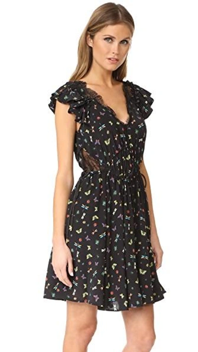 Shop The Kooples Ladybird Dress In Black