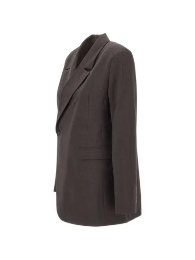 Herskind Lillith Oversized Blazer In Gray