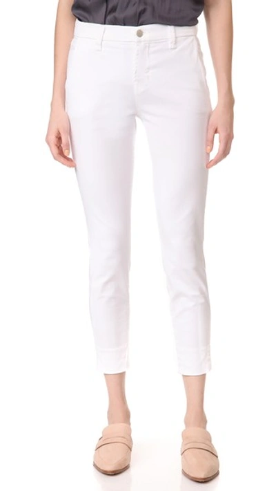 Shop J Brand Josie Tapered Leg Jeans In White