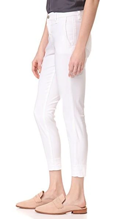Shop J Brand Josie Tapered Leg Jeans In White