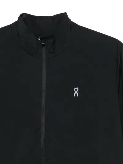 On Logo-print Jacket In Black