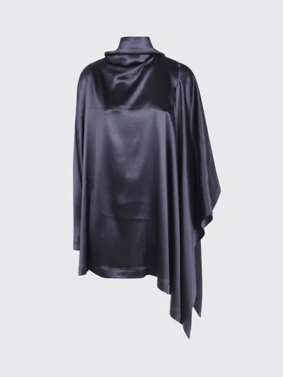 Phoebe Philo Drape Top In Gray