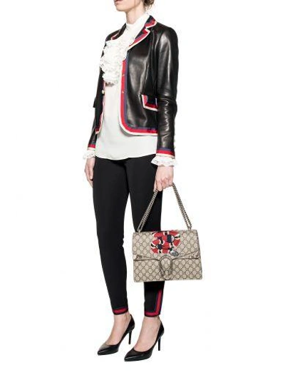 Shop Gucci Ivory Silk Blouse In Bianco