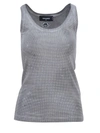 DSQUARED2 Dsquared2 Microstudded Tank Top,S75NC0628S22427001
