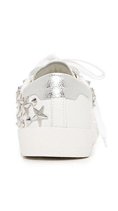 Shop Ash Dazed Sneakers In White/silver