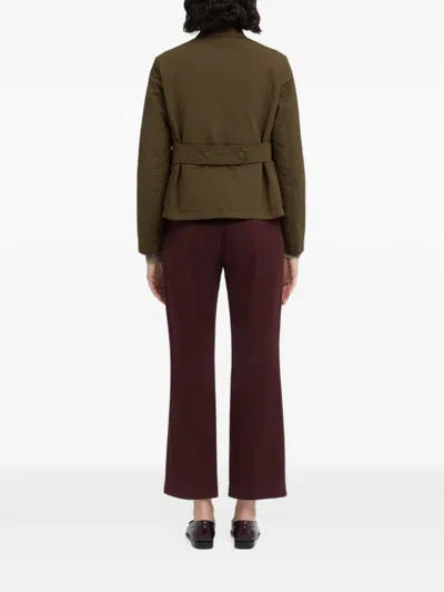 Aspesi Button-strap Jacket In Green