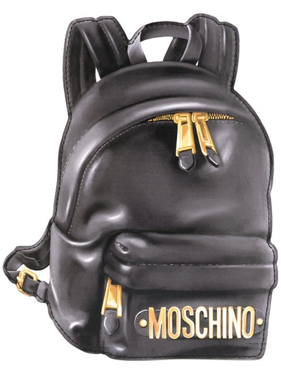 Shop Moschino Trompe L'oeil Backpack Illusion Clutch