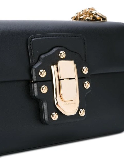 Shop Dolce & Gabbana Lucia Shoulder Bag In 80999 Nero