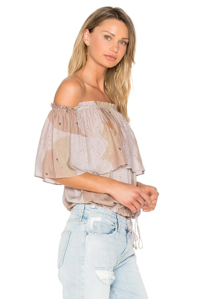 Shop Maria Stanley Joana Blouse In Lilac Painting