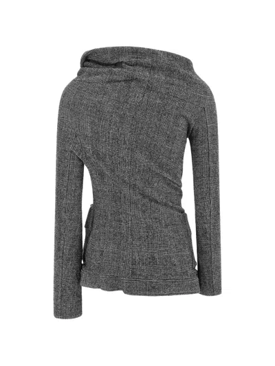 ASYMMETRICAL PRINCE OF WALES BLAZER