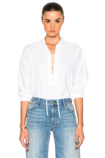 Shop Nili Lotan Shiloh Top In White