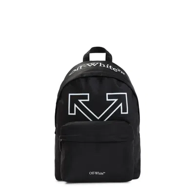 Off-white Heritage Mini Backpack In Polyamide In Black