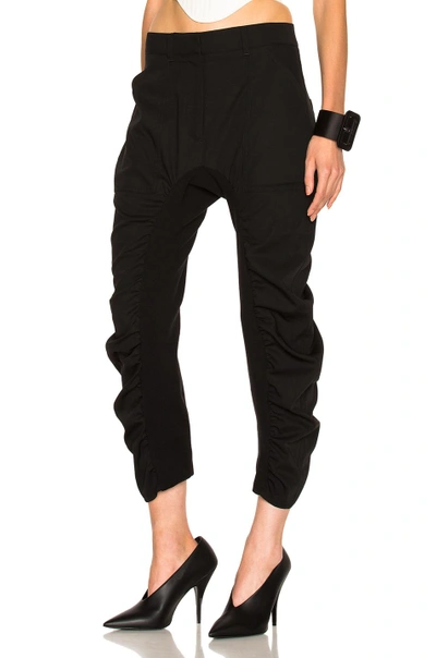 Shop Stella Mccartney Twill Pants In Black.