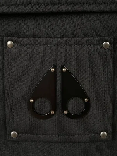 Moose Knuckles Drawstring Cargo Pants In Black