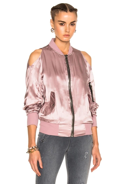 Shop Rta Jester Bomber Jacket In Rose