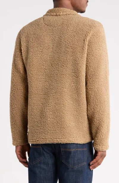Rainforest Fleece Quarter Zip Pullover In Brown