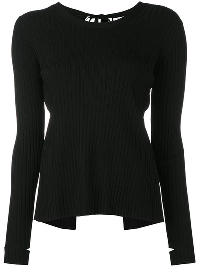 Helmut Lang Thumb Holes Knitted Blouse