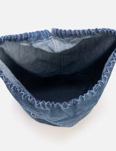 Visvim Drawstring Bag In Blue/蓝色/藍色/블루/ブルー