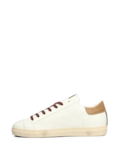 Ama Brand Star-patch Leather Sneakers In Multi