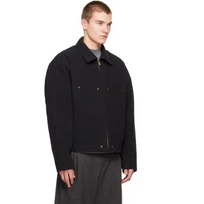 Seventh Black Worker Jacket In Black