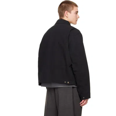 Seventh Black Worker Jacket In Black