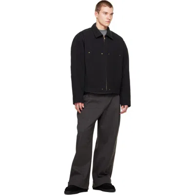 Seventh Black Worker Jacket In Black