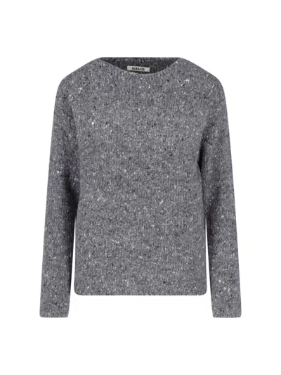 Auralee Wollpullover In Gray