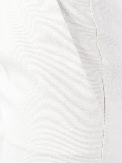 Shop Iro Cropped Slim Trousers In White