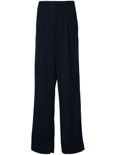 Shop Ms Min Palazzo Pants - Blue