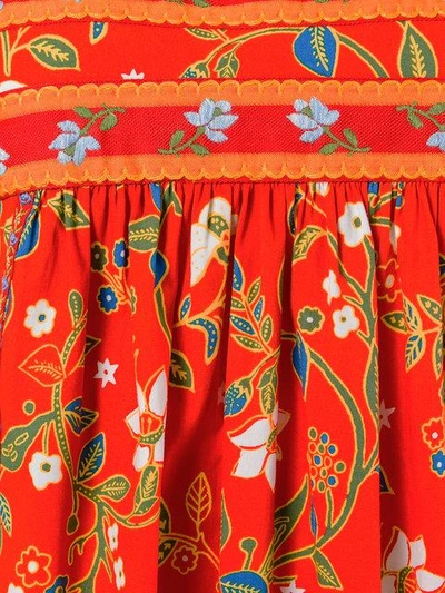 Shop Tory Burch Floral Print Midi Dress
