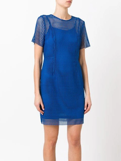 Shop Diane Von Furstenberg Embroidered Fitted Dress