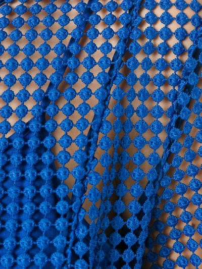 Shop Diane Von Furstenberg Embroidered Fitted Dress
