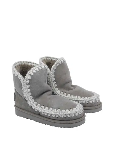 Mou Eskimo Booties In Gray