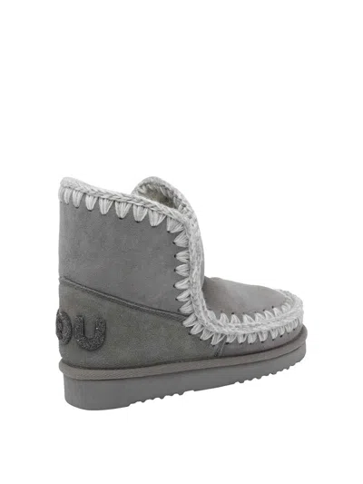 Mou Eskimo Booties In Gray