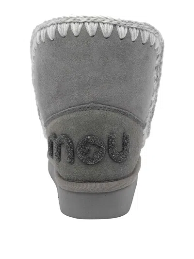Mou Eskimo Booties In Gray