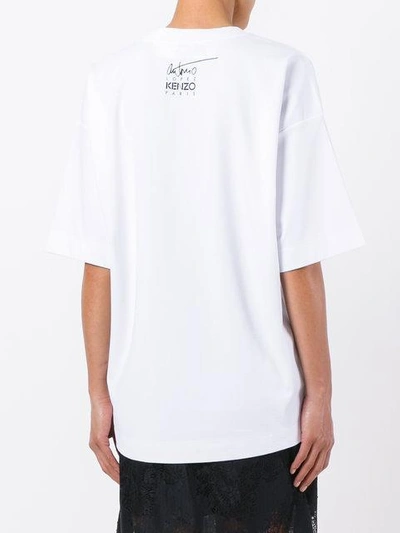 Shop Kenzo Patti D'arbanville Oversized T-shirt - White