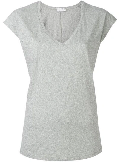 Shop Frame V-neck T-shirt - Grey