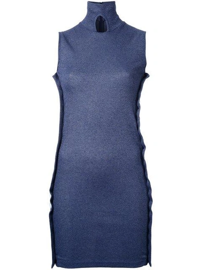 Shop Christopher Esber Button Down Sleeveless Dress
