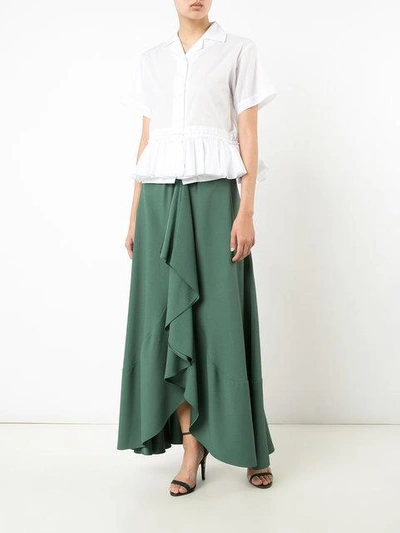 Shop Tome Pleated Skirt - Green